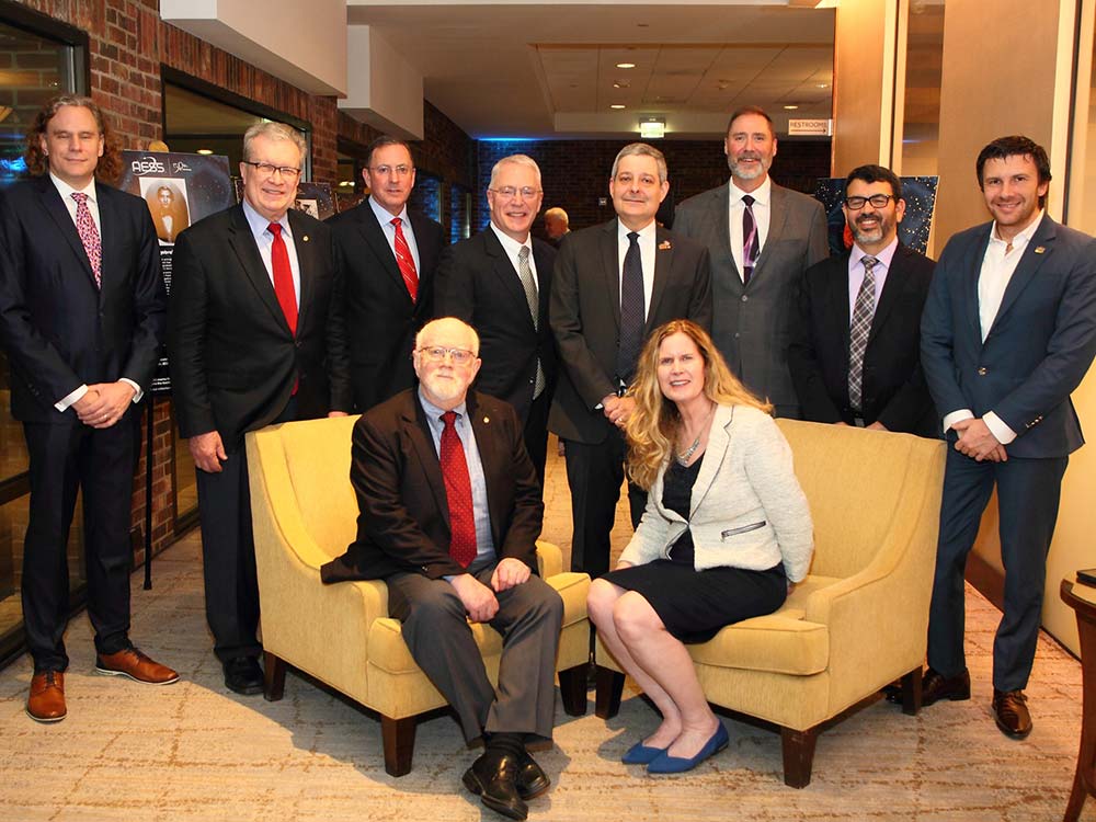 Attendees at IEEE Aerospace and Electronic Systems Society 50th Anniversary